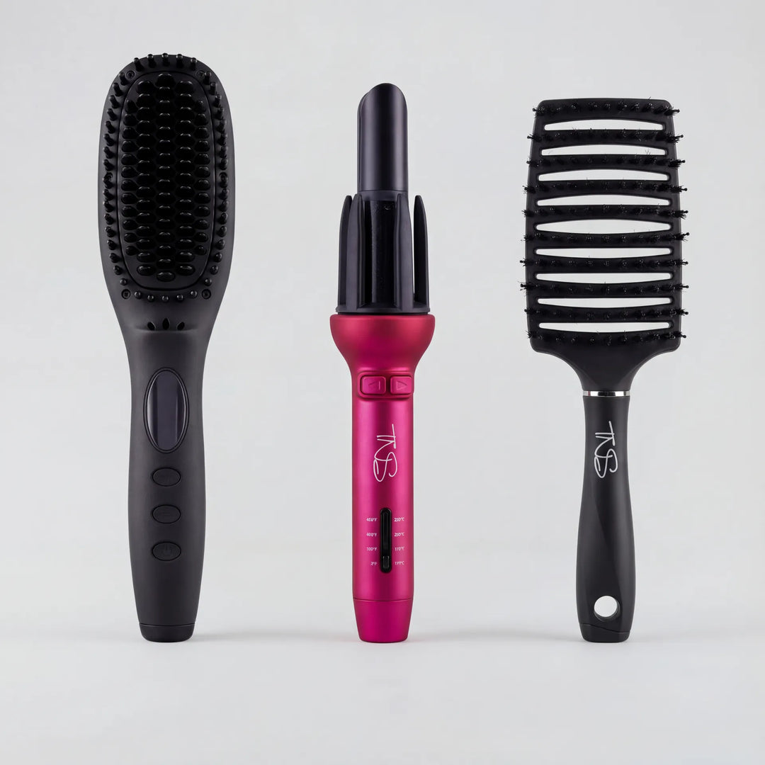 Hair styling photo bundle