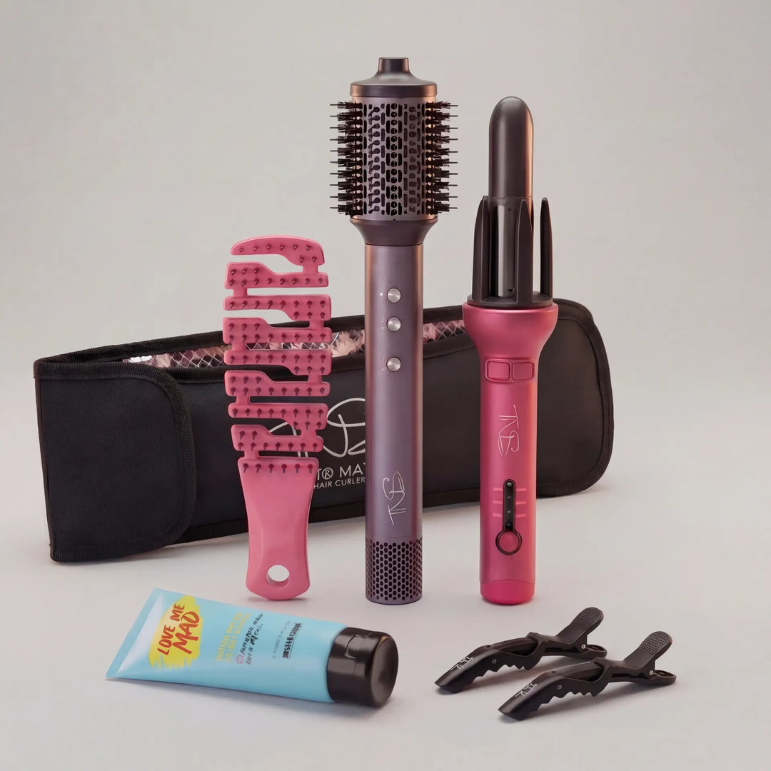 Hair styling photo bundle