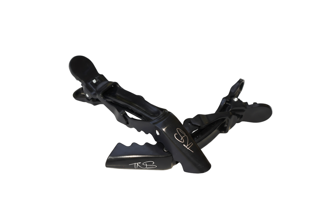 TNS Wide-Tooth Double Hinge Hair Clips