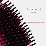 TNS Straightening Brush ceramic bristle detail