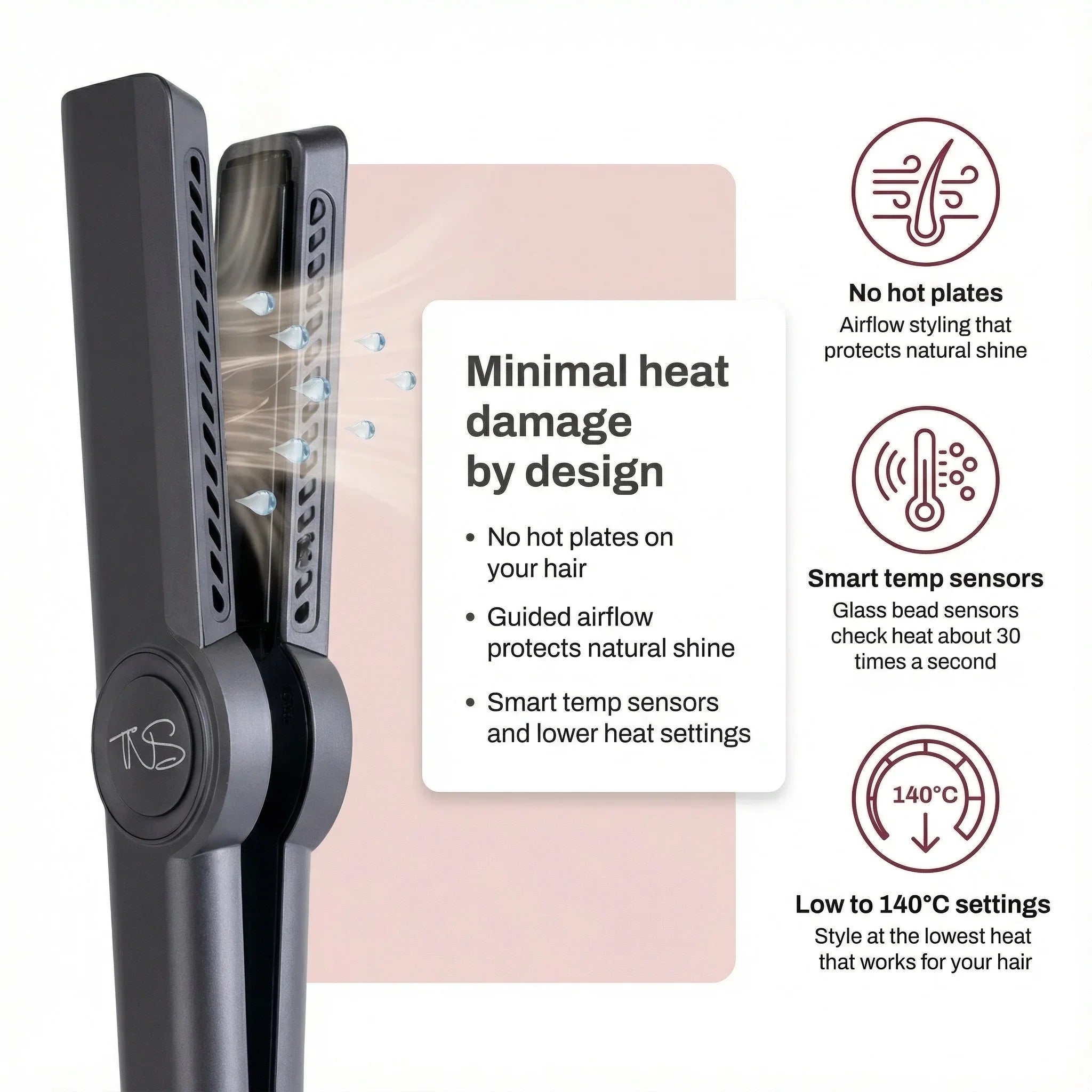 TNS SuperSilk airflow technology detail