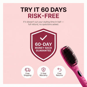 TNS Straightening Brush ceramic bristle detail