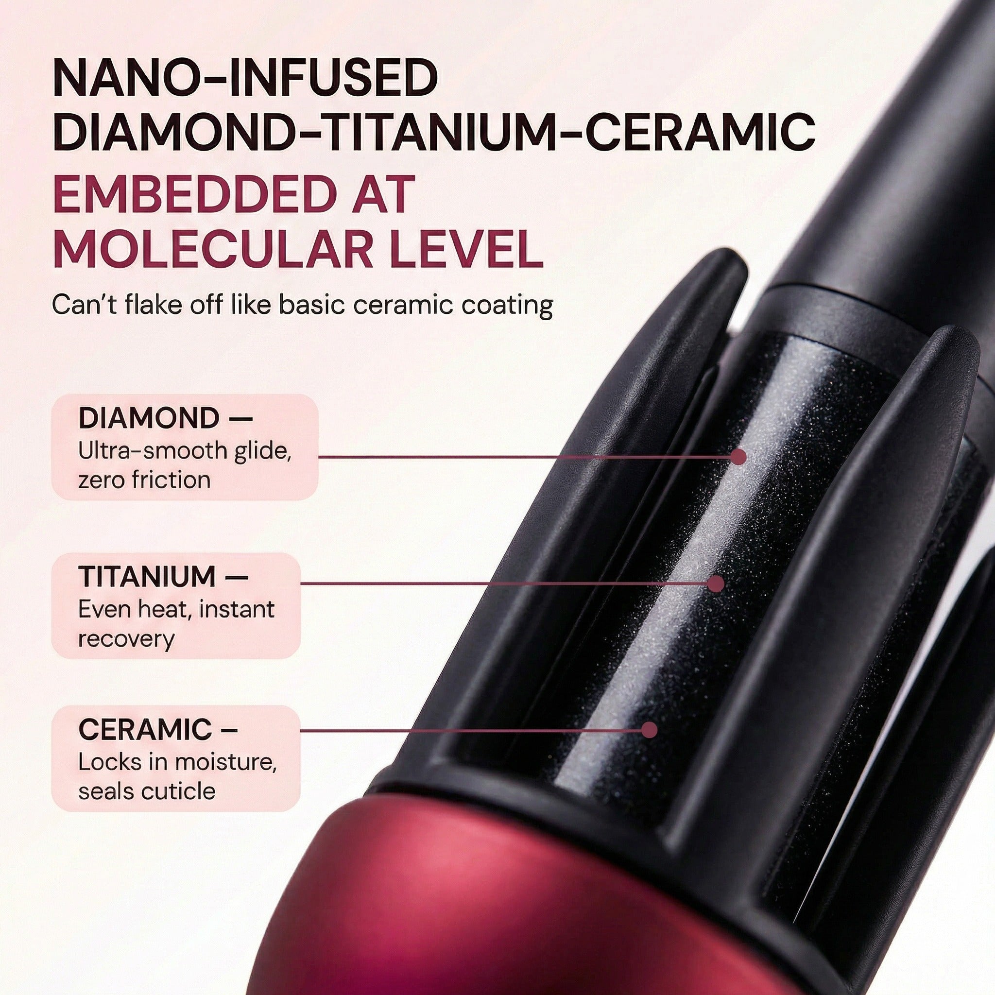 TNS Auto Curler Matte Black product detail