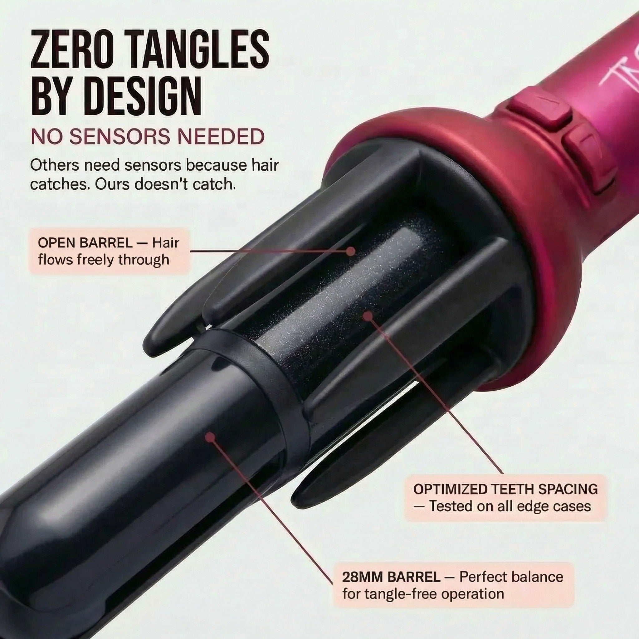TNS Auto Curler Matte Black product detail