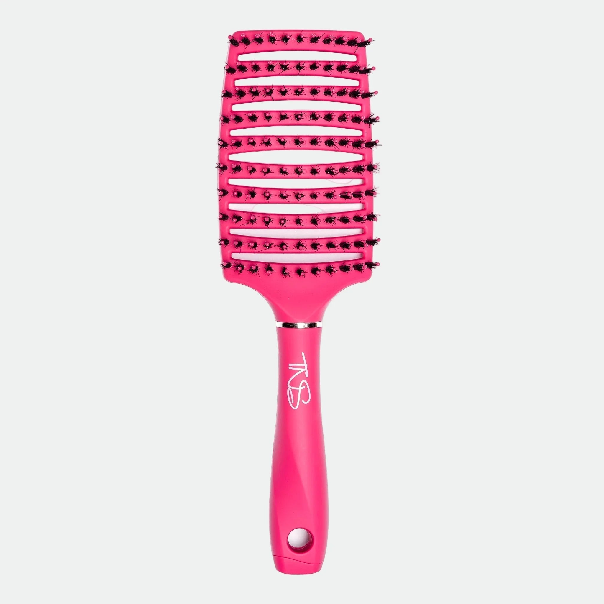 TNS Flexi Brush Pink — Flexible Detangling Brush | TNS Hair